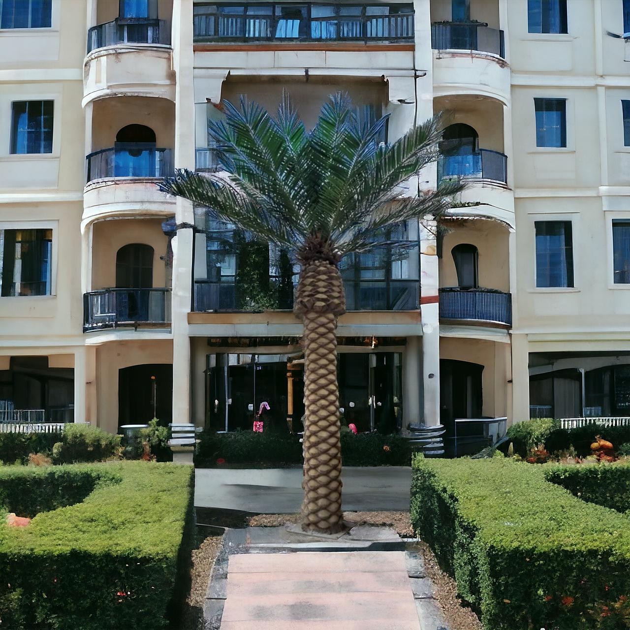 grandes árvores falsas ao ar livre grandes árvores falsas ao ar livre